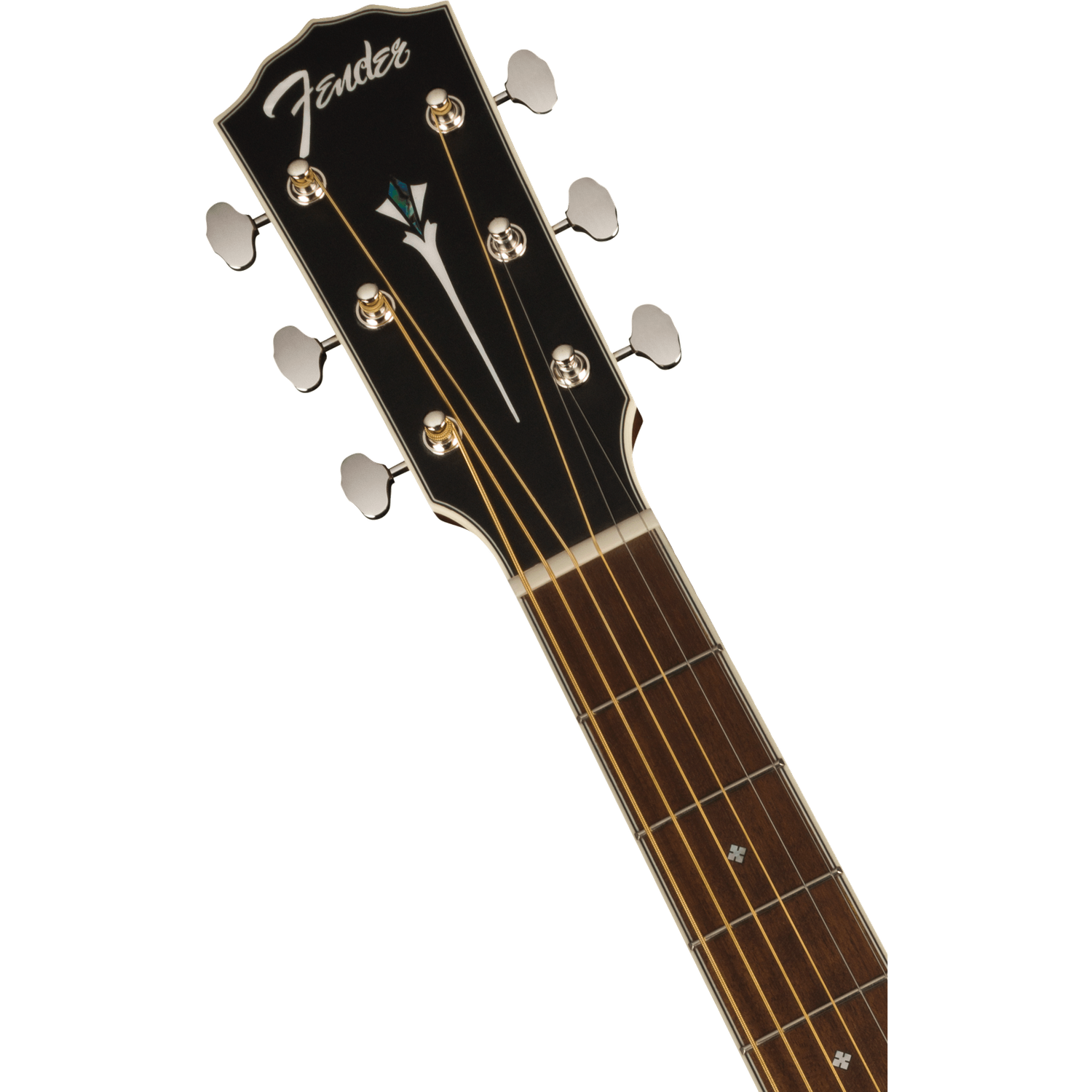 Fender Electro Acoustic Guitars Fender PD 220E Dreadnought Electro Acoustic Guitar with Case #color_aged-cognac-burst