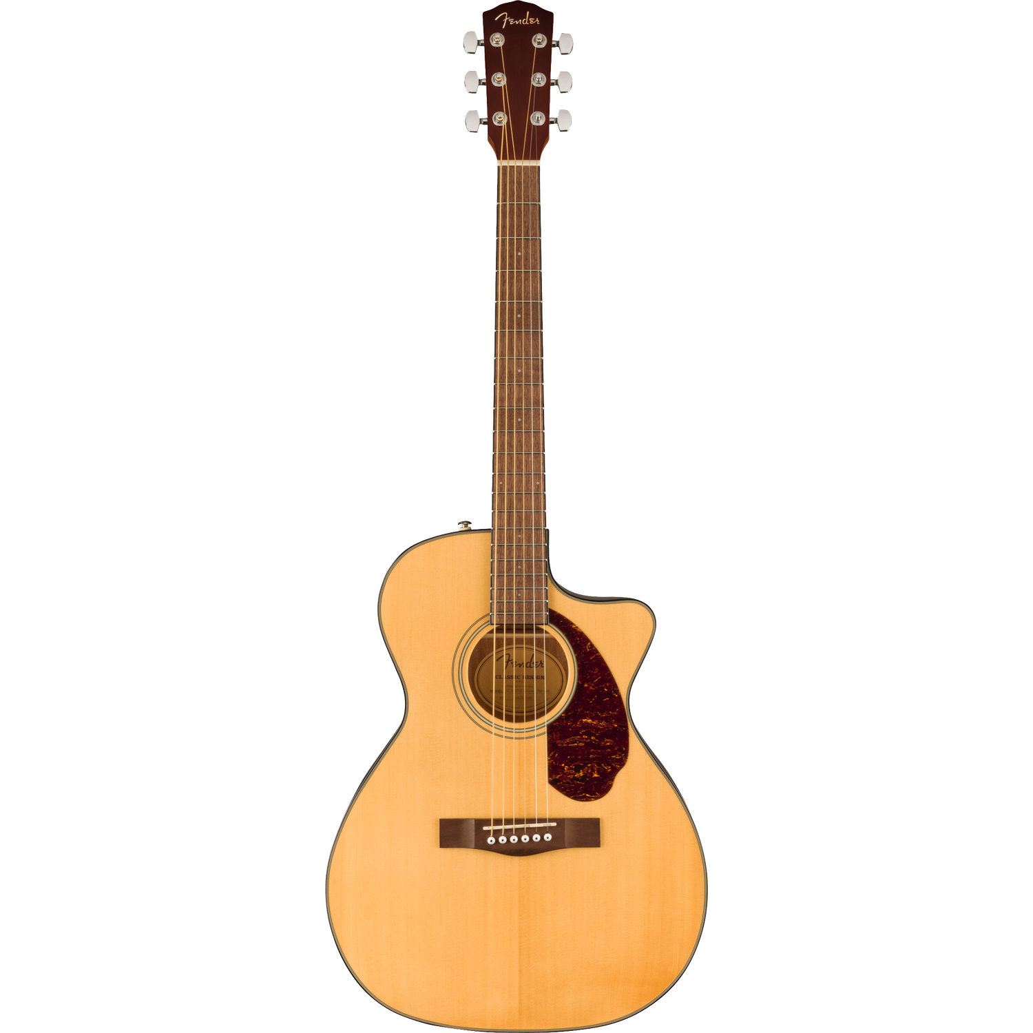Fender CC-140SCE Concert Electro-Acoustic Guitar with Case