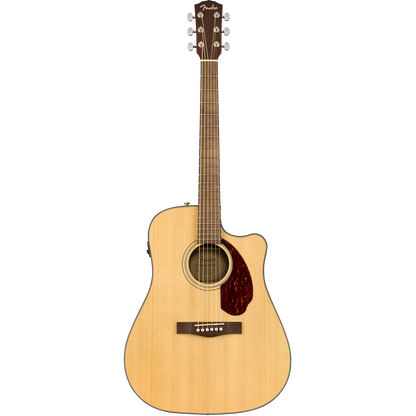 Fender Electro Acoustic Guitars Natural Fender CD-140SCE Electro-Acoustic Guitar with Case 