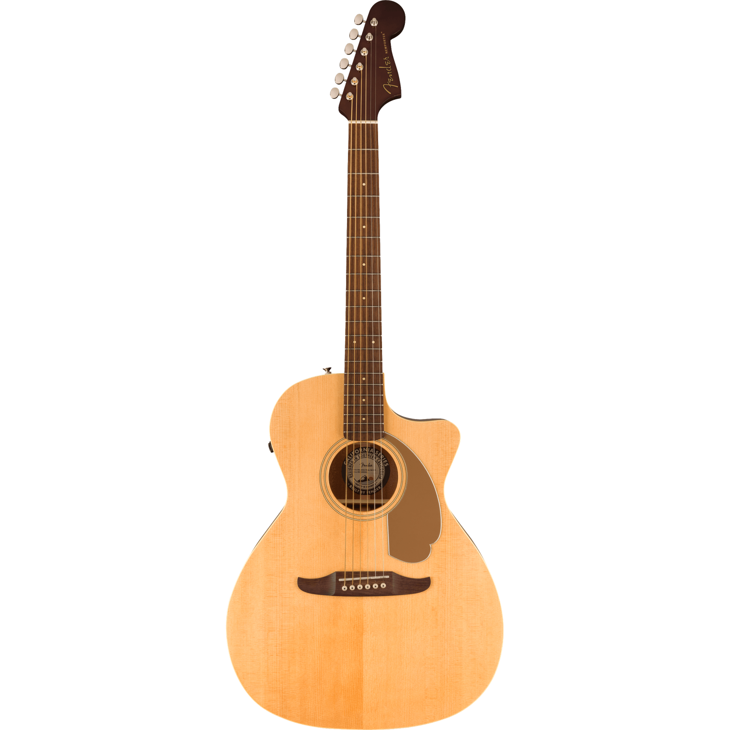Fender Electro Acoustic Guitars Natural Fender Newporter Player 6 String Electro Acoustic Guitar#color_natural
