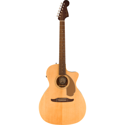 Fender Electro Acoustic Guitars Natural Fender Newporter Player 6 String Electro Acoustic Guitar