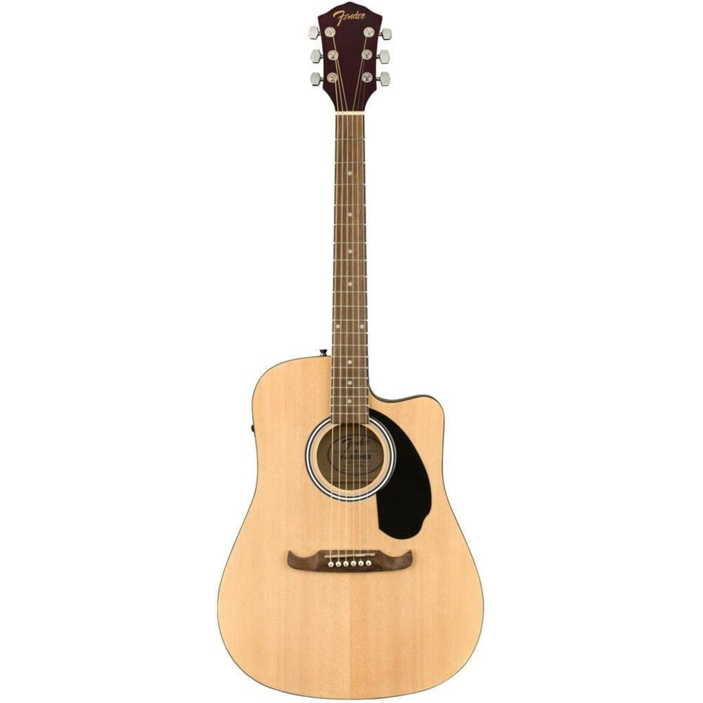 Fender Electro Acoustic Guitars Natural / SINGLE Fender FA-125CE Dreadnought Cutaway Electro Acoustic Guitar