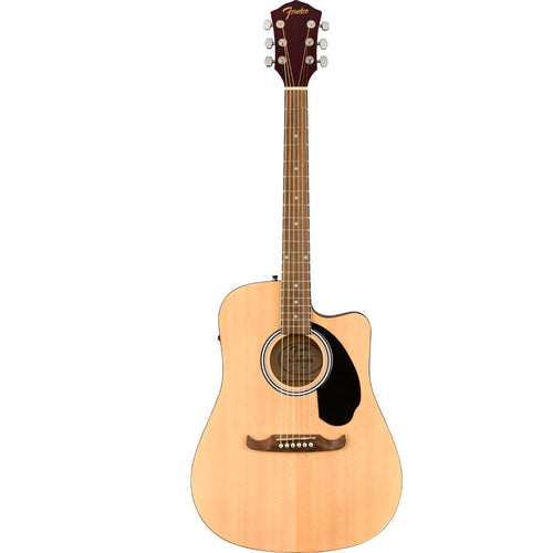 Fender Electro Acoustic Guitars Natural / SINGLE Fender FA-125CE Dreadnought Cutaway Electro Acoustic Guitar #color_natural,type_single