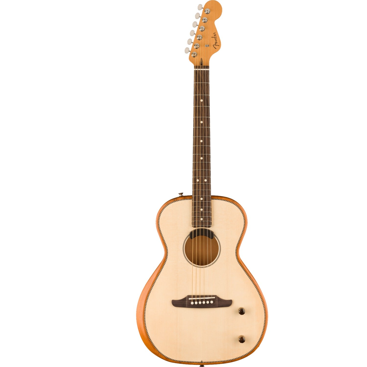 Fender Electro Acoustic Guitars Spruce Fender Highway Series Parlor 6 String Electro Acoustic Guitar