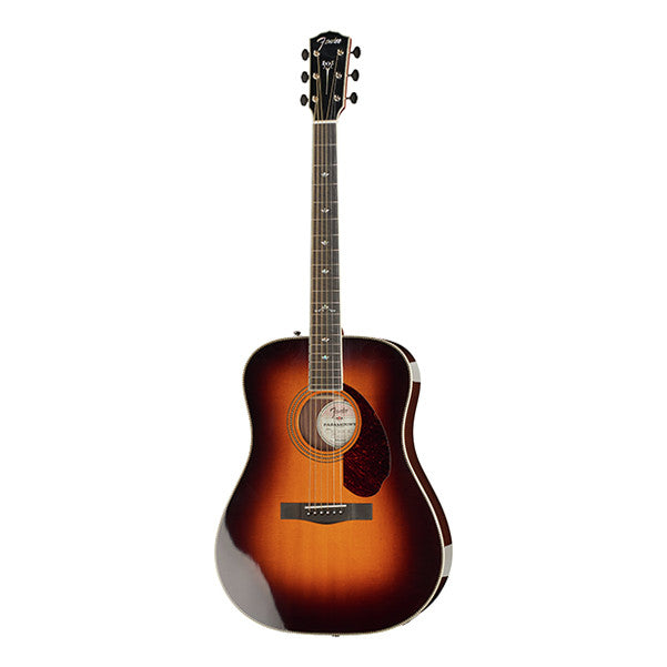 fender electro acoustic guitars sunburst fender pm-1 dlx dreadnought electro acoustic guitar   #color_sunburst