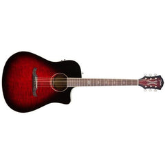Fender Electro Acoustic Guitars Trans Cherry Burst Fender T-Bucket 300CE Electro Acoustic Guitar