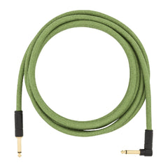 Fender Guitar Cables Fender 10ft Angled Festival Hemp Instrument Cables