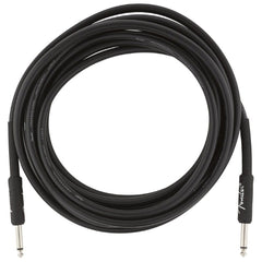 Fender Guitar Cables Fender 15 Feet Professional Series Instrument Cable Straight / Straight- Black