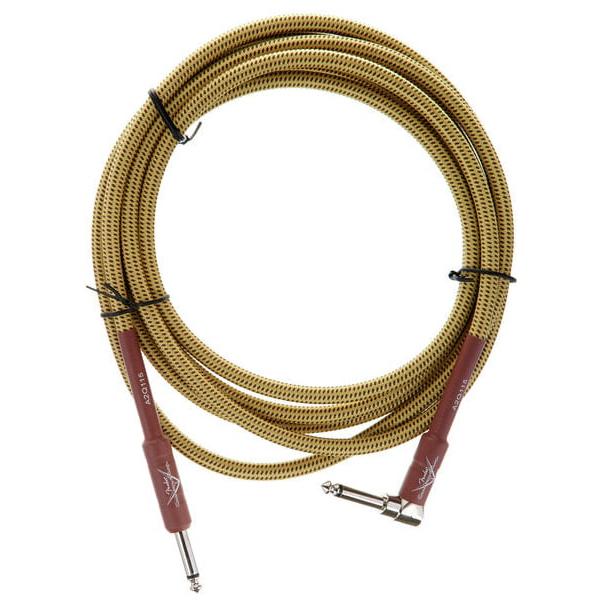 Fender Guitar Cables Fender Custom Shop Straight-Angled Tweed Instrument Cables