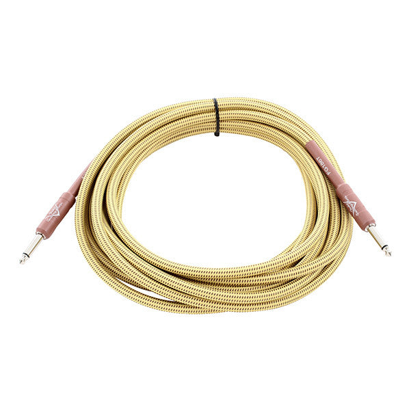 fender guitar cables fender performance series instrument cable - tweed 5.5 meters