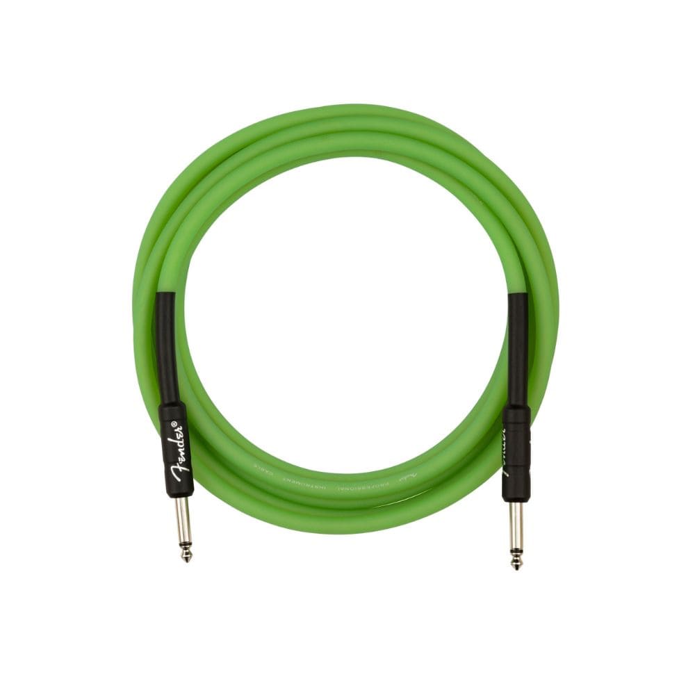 fender guitar cables fender professional series glow in the dark cables   