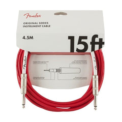 Fender Guitar Cables Fiesta Red Fender Original Series Instrument Cable - 15ft