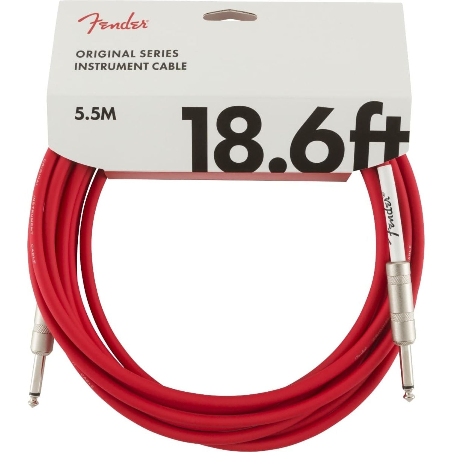 Fender Guitar Cables Fiesta Red Fender Original Series Instrument Cable - 18.6ft