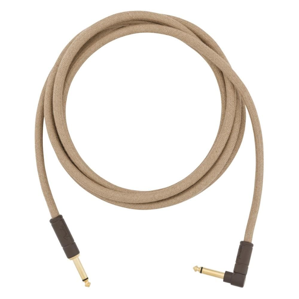 fender guitar cables natural fender 10ft angled festival hemp instrument cables 
