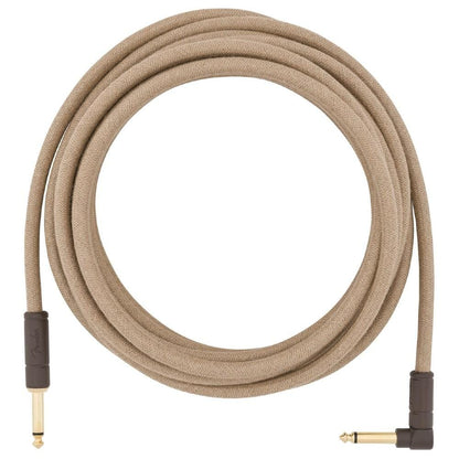 Fender Guitar Cables Natural Fender 18.6ft Festival Hemp Instrument Cables