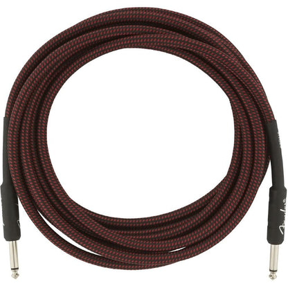 fender guitar cables red tweed fender professional series 0990820064 15ft instrument cable    