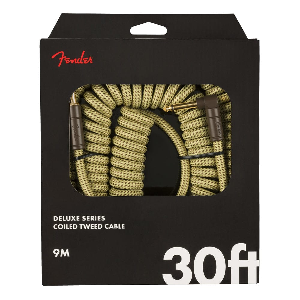 fender guitar cables tweed fender deluxe series tweed coil 30ft instrument cable 