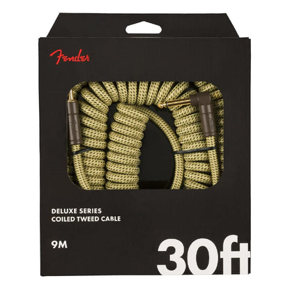 fender guitar cables tweed fender deluxe series tweed coil 30ft instrument cable 