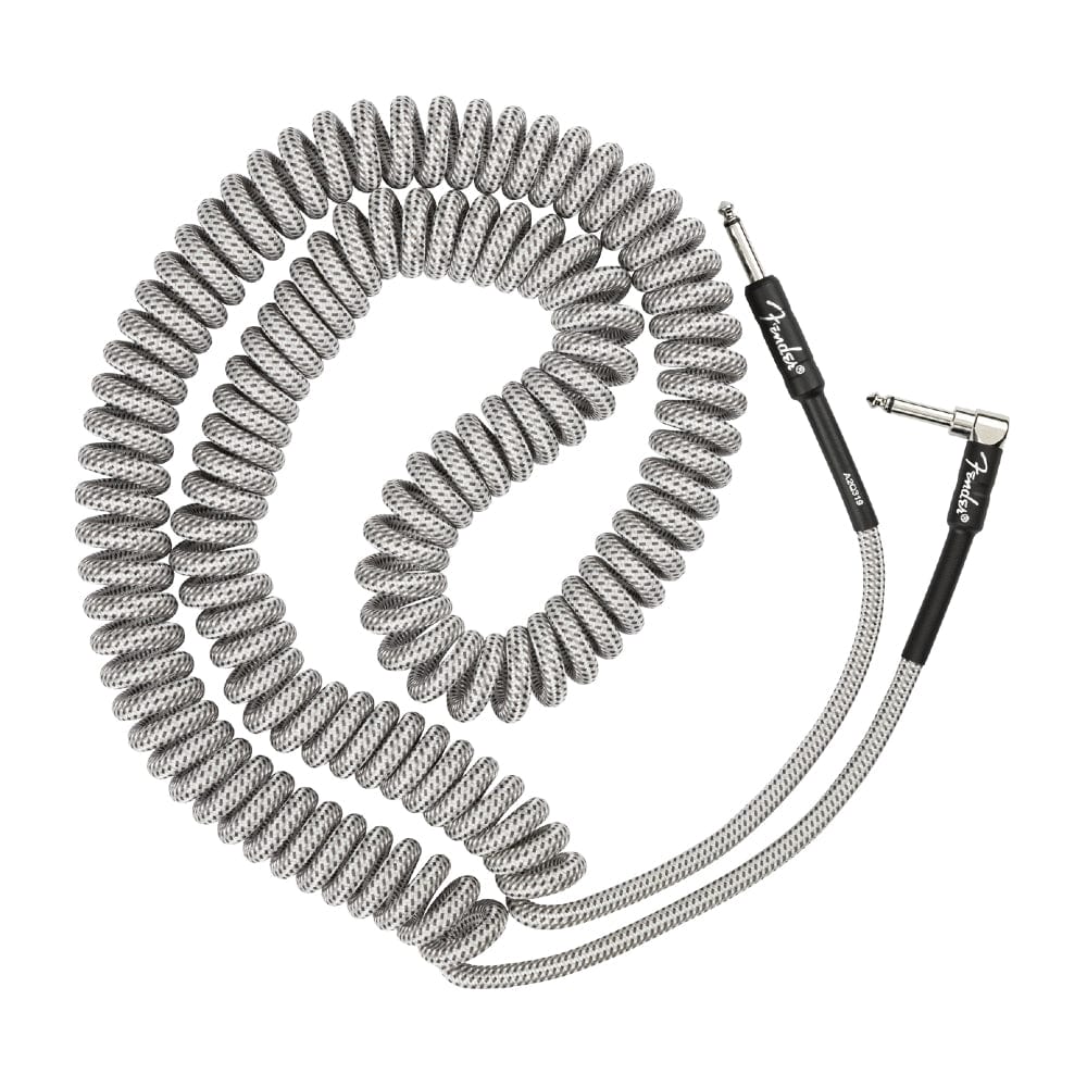 fender guitar cables white tweed fender professional coil 30ft cable    #color_white-tweed
