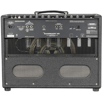 fender guitar combo amplifiers fender bassbreaker 30r 230v tube combo guitar amplifier- black
