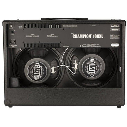 fender guitar combo amplifiers fender champion 100xl 230v combo electric guitar amplifier- black