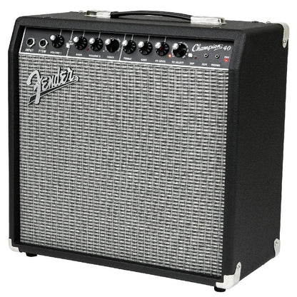 fender guitar combo amplifiers fender champion 40 watts guitar combo amplifier with cable, polishing cloth & e-book