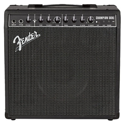 fender guitar combo amplifiers fender champion 50xl 50-watt 2-channel guitar amplifier