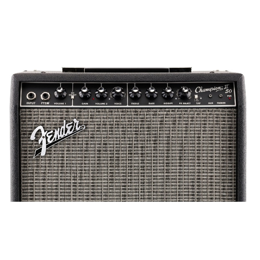 Fender Guitar Combo Amplifiers Fender Champion II 50W Combo Guitar Amplifier with Cable, Polishing Cloth & Ebook