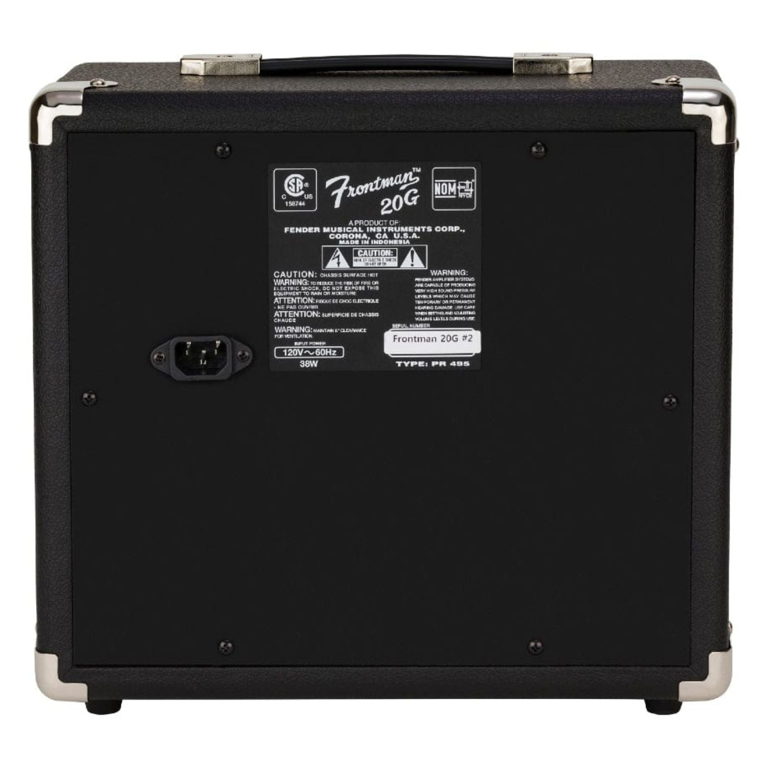 Fender Guitar Combo Amplifiers Fender Frontman 20G Combo Guitar Amplifier#type_bundle