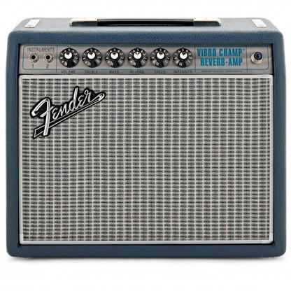 Fender Guitar Combo Amplifiers Fender FSR '68 Custom Vibro Champ Navy Combo Guitar Amplifier