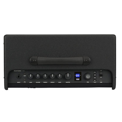 fender guitar combo amplifiers fender mustang lt50 230v combo guitar amplifier with cable, polishing cloth & e-book