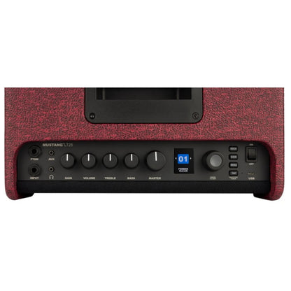 Fender Guitar Combo Amplifiers Wine Red Fender Mustang LT25 25 Watts Combo Guitar Amplifier 