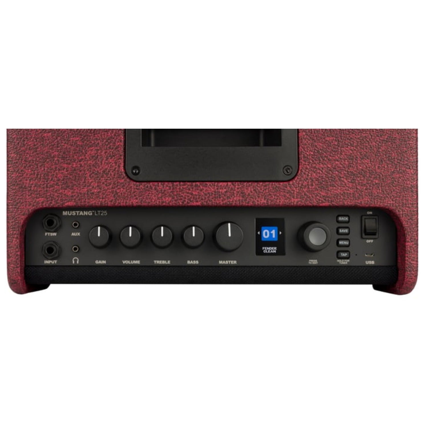 Fender Guitar Combo Amplifiers Wine Red Fender Mustang LT25 25 Watts Combo Guitar Amplifier 