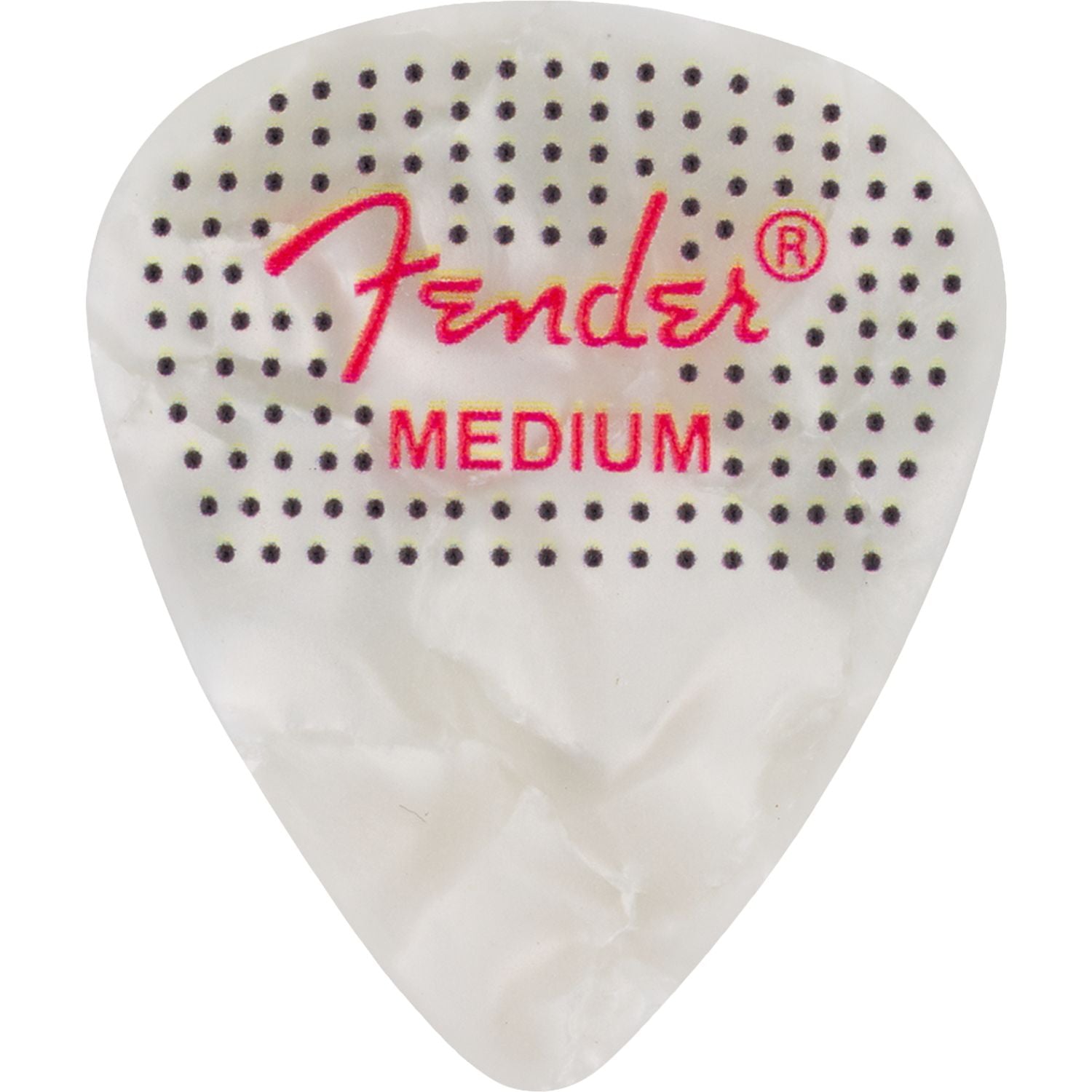 Fender Guitar Picks Fender Dotted Celluloid 351 Shape Guitar Pick - Pack of 12
