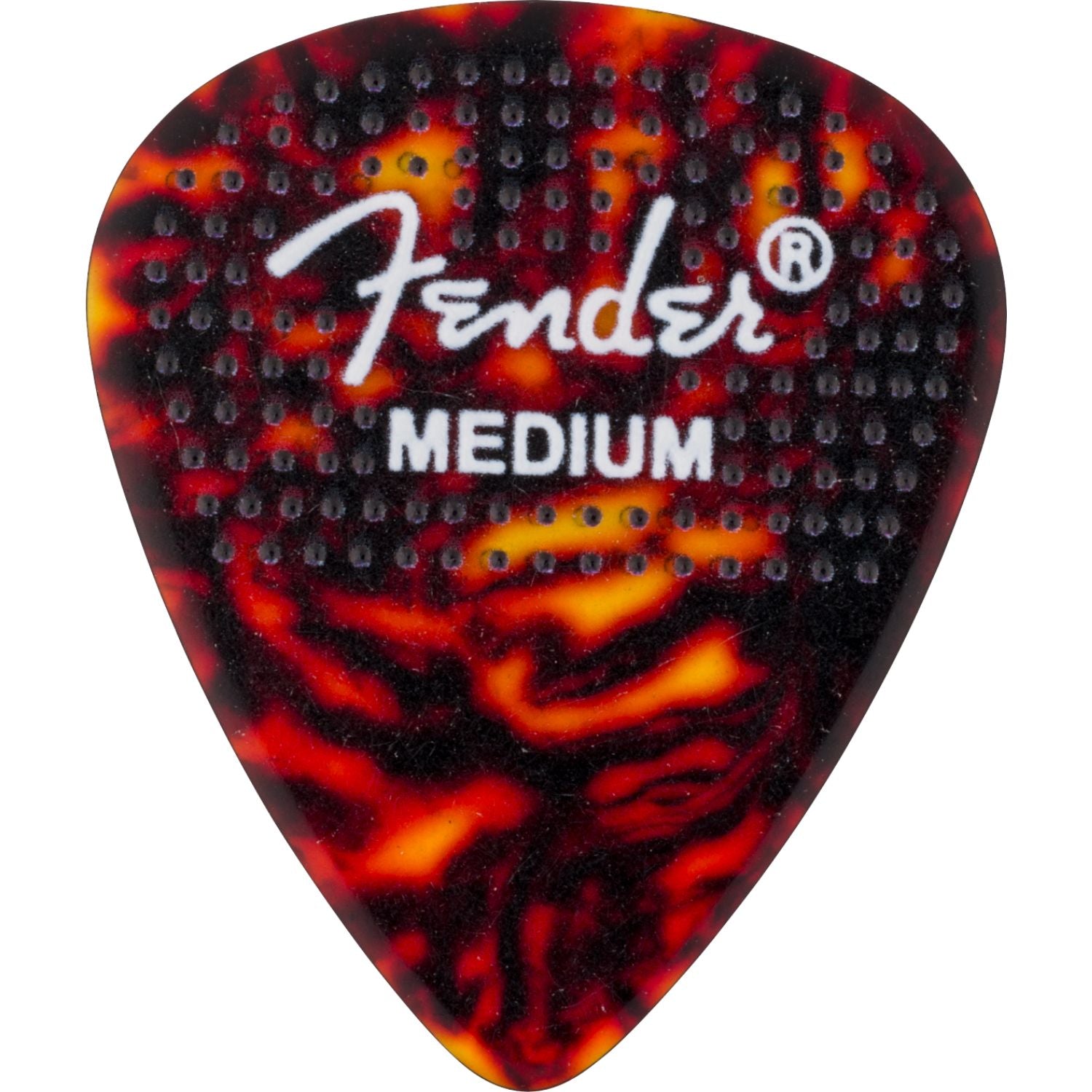 Fender Guitar Picks Fender Dotted Celluloid 351 Shape Guitar Pick - Pack of 12