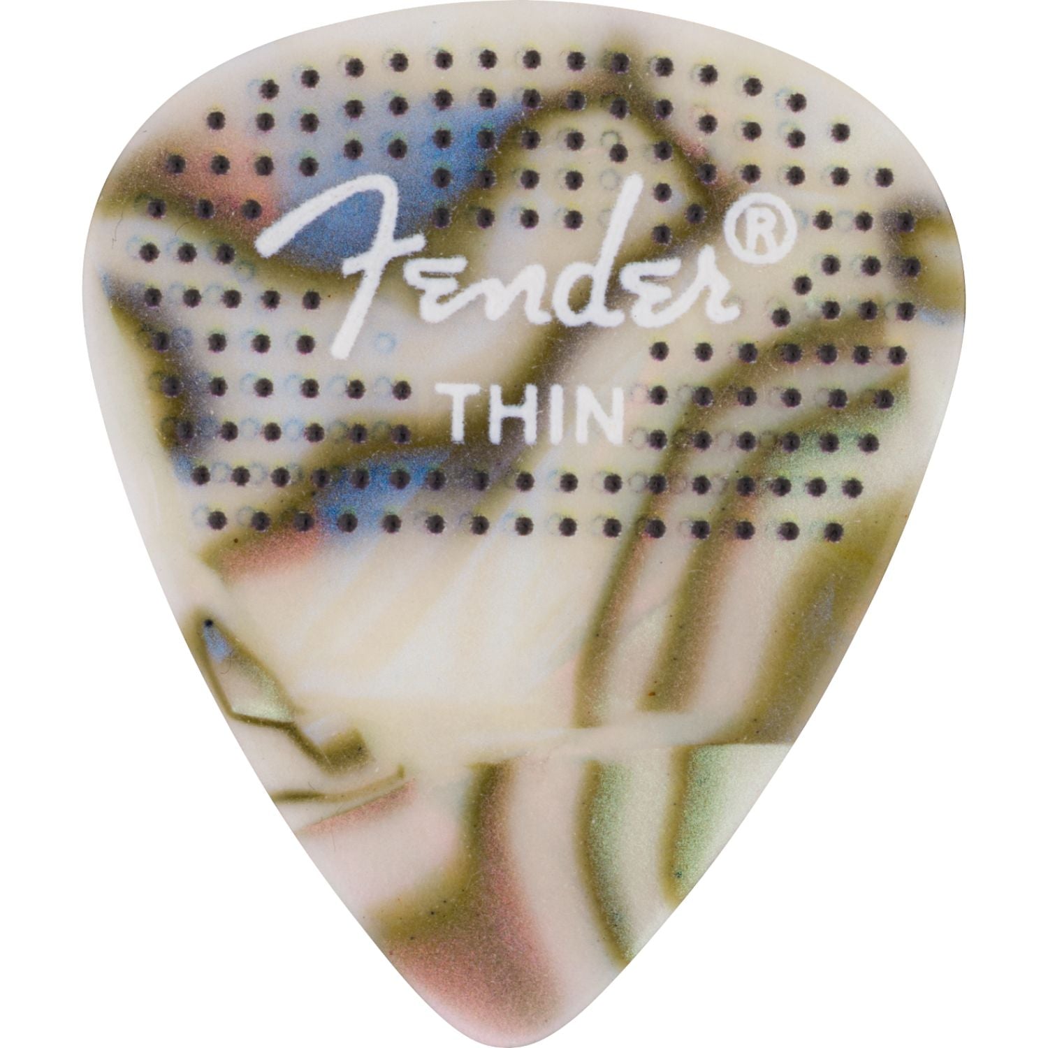 Fender Guitar Picks Fender Dotted Celluloid 351 Shape Guitar Pick - Pack of 12