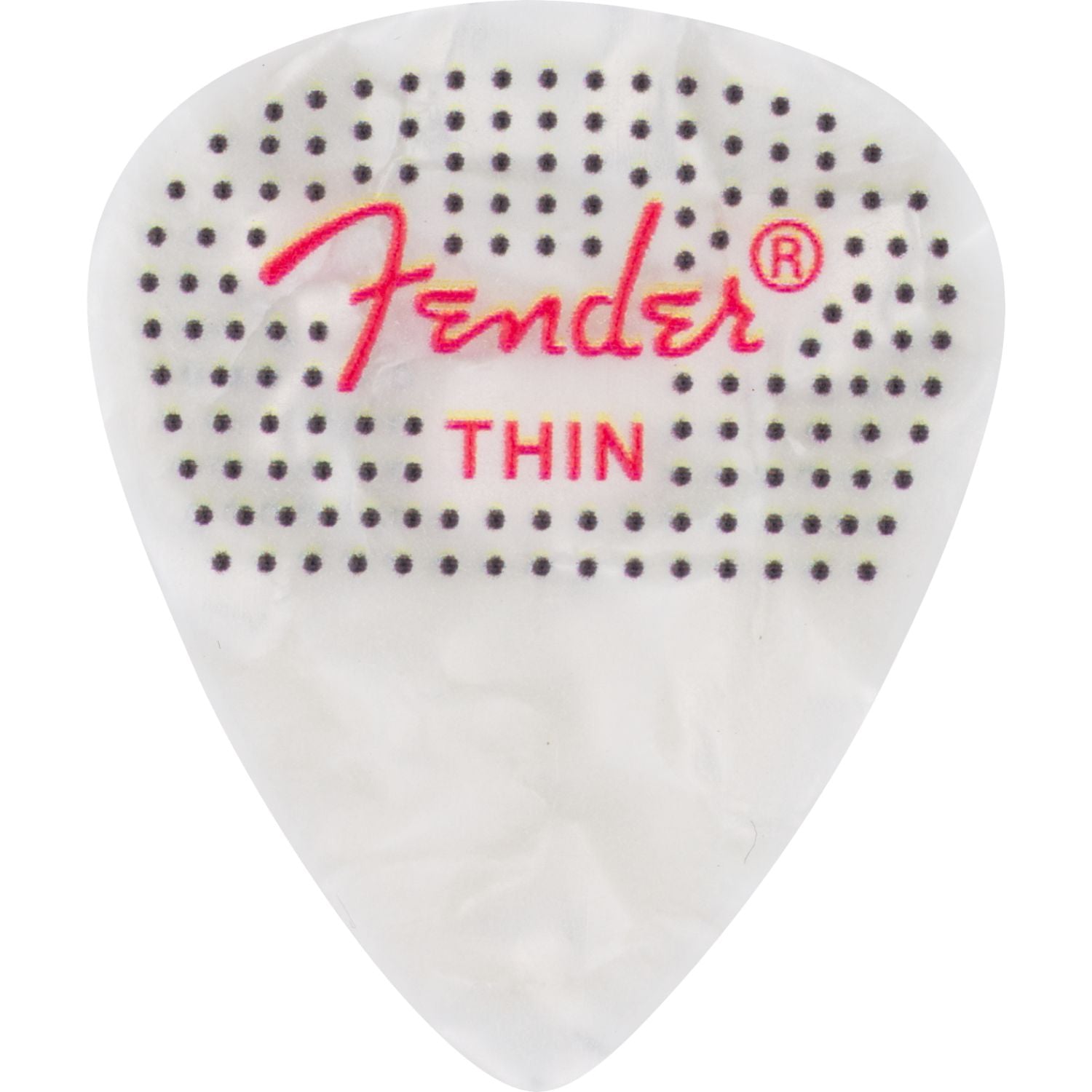Fender Guitar Picks Fender Dotted Celluloid 351 Shape Guitar Pick - Pack of 12