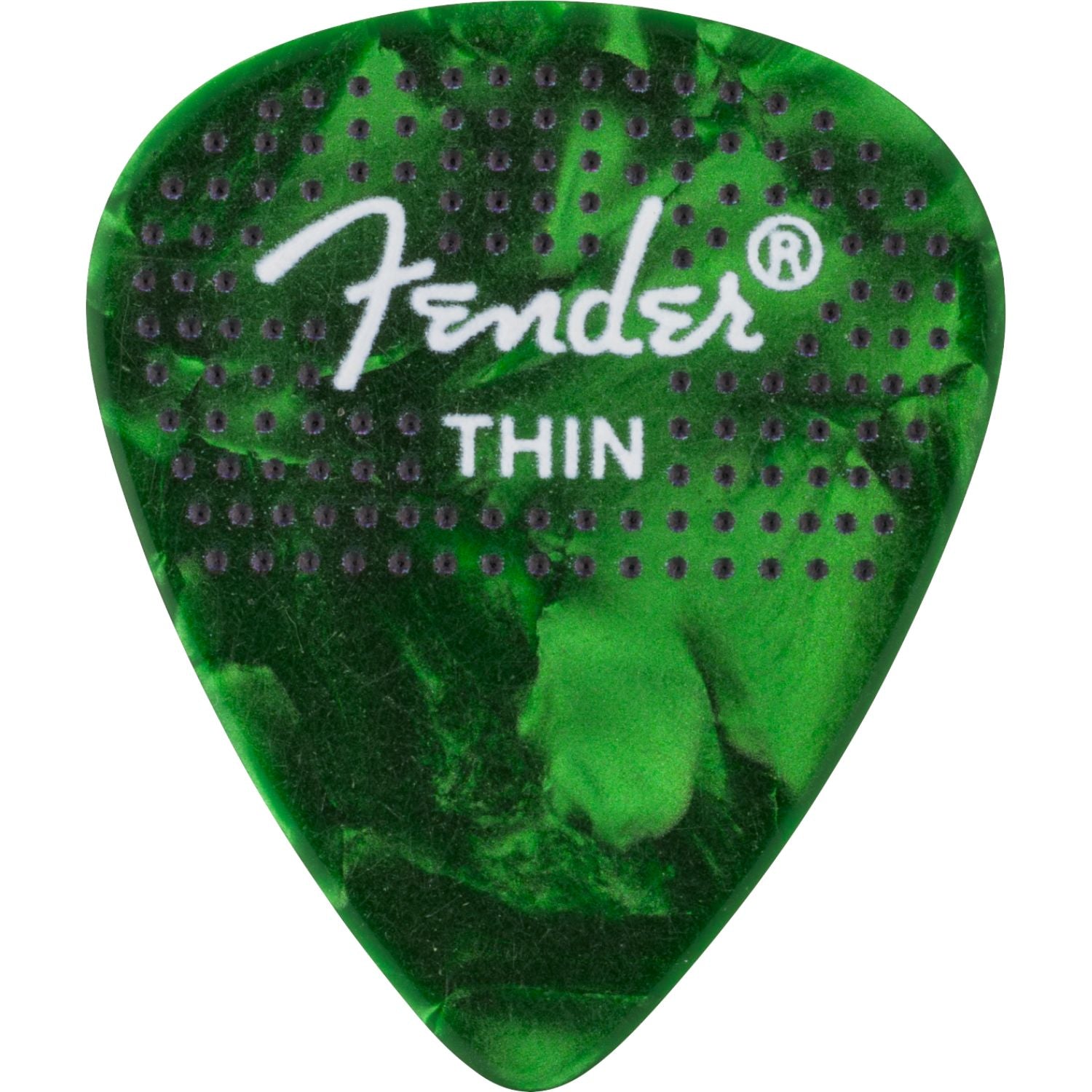 Fender Guitar Picks Fender Dotted Celluloid 351 Shape Guitar Pick - Pack of 12