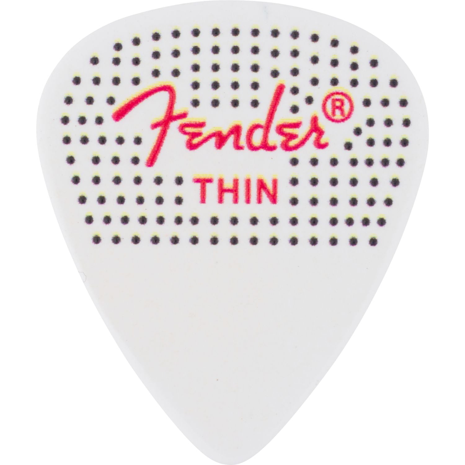 Fender Guitar Picks Fender Dotted Celluloid 351 Shape Guitar Pick - Pack of 12