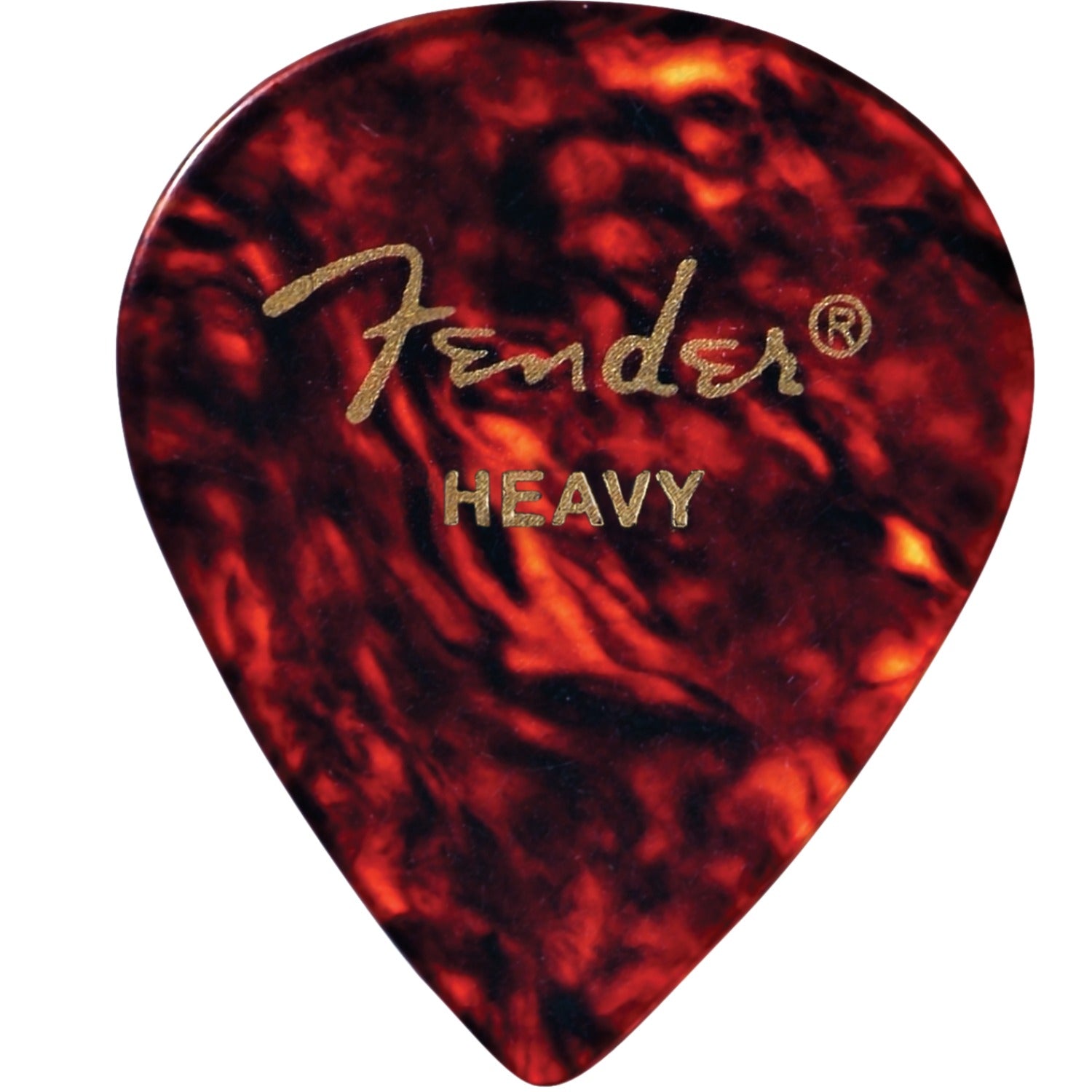 Fender Guitar Picks Heavy Fender 551 Shape Celluloid Guitar Picks - Pack of 12