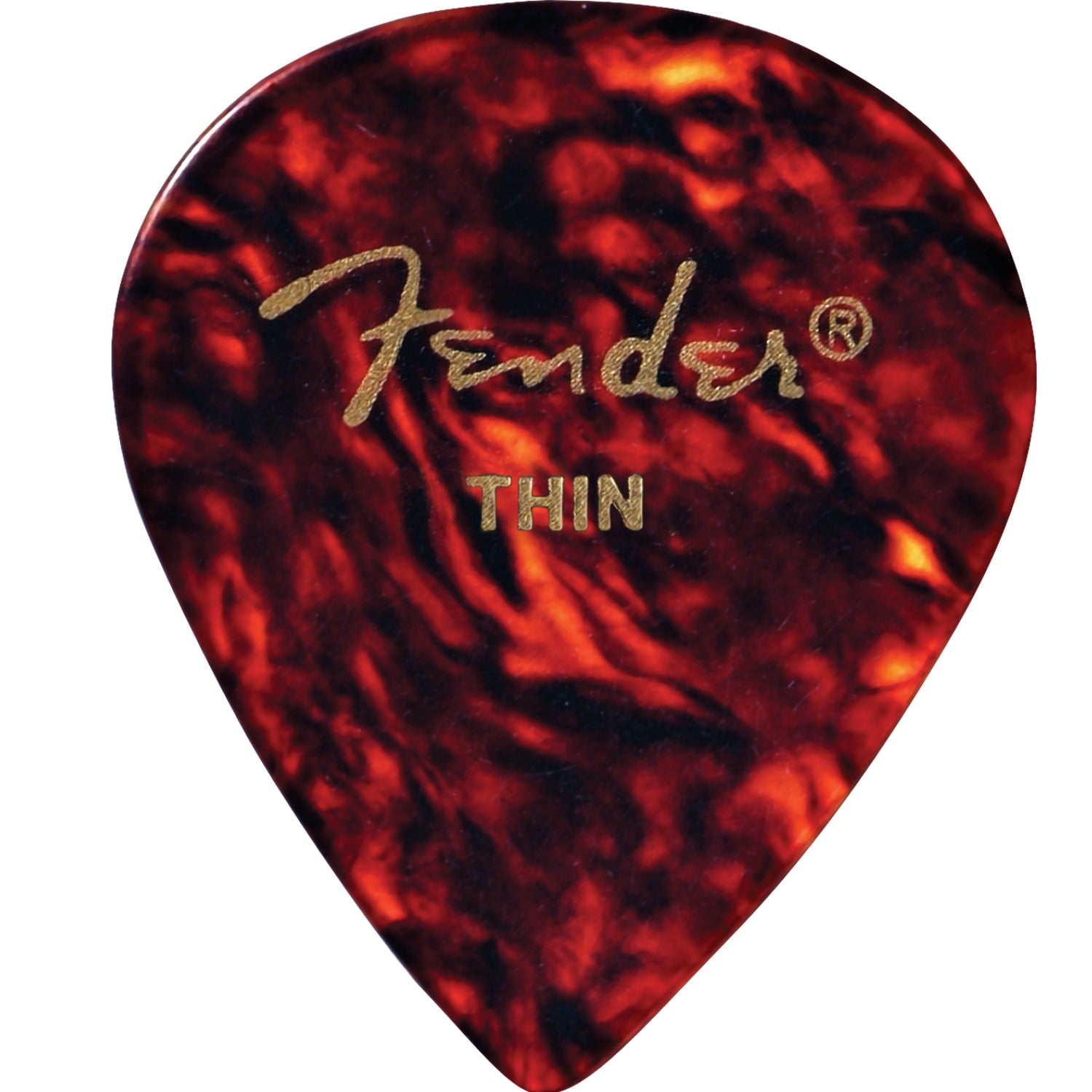 Fender Guitar Picks Thin Fender 551 Shape Celluloid Guitar Picks - Pack of 12#size_thin