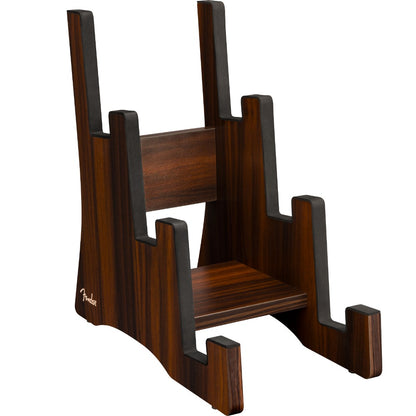 Fender Guitar Stands Fender Deluxe Wooden 3-Tier Guitar Stand