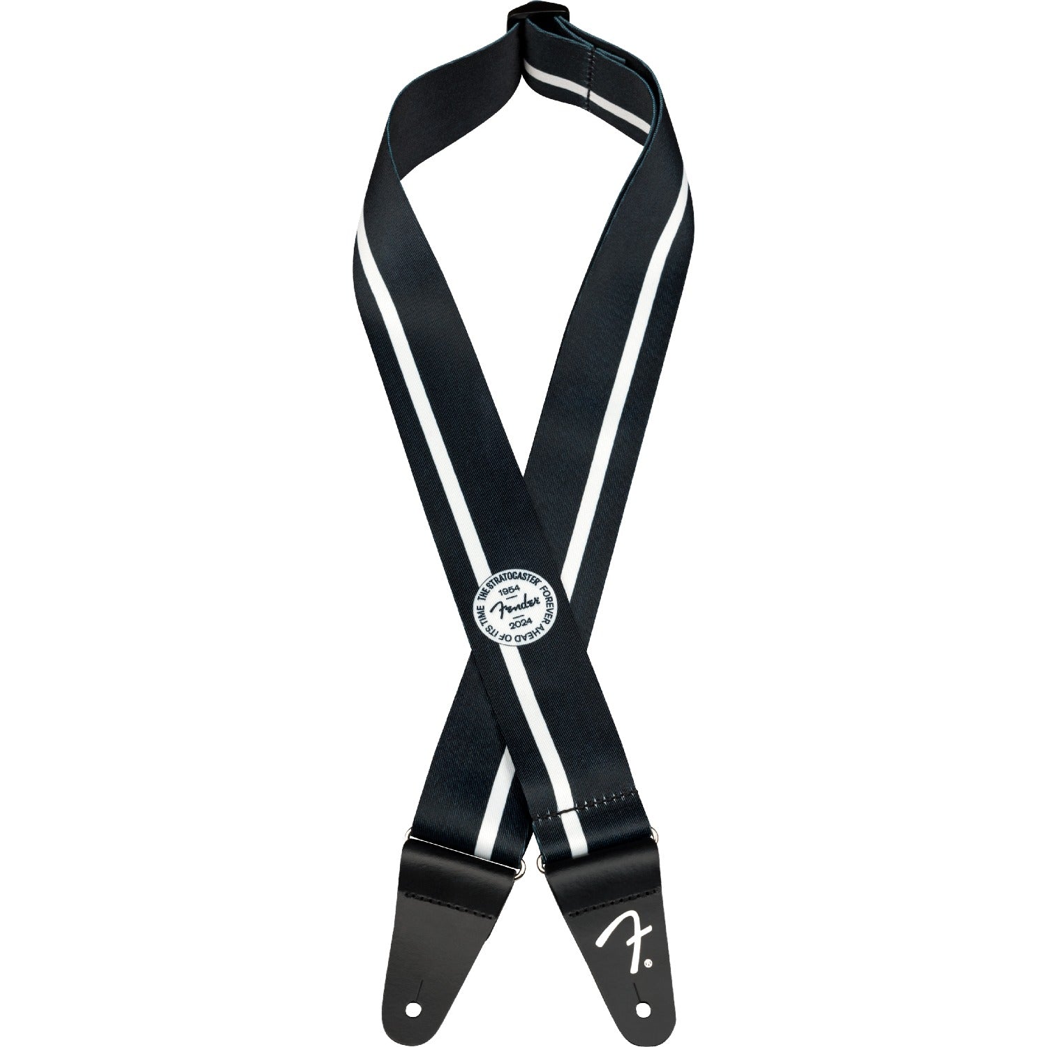 Fender Guitar Straps Black Fender 70th Anniversary Polyester Guitar Strap