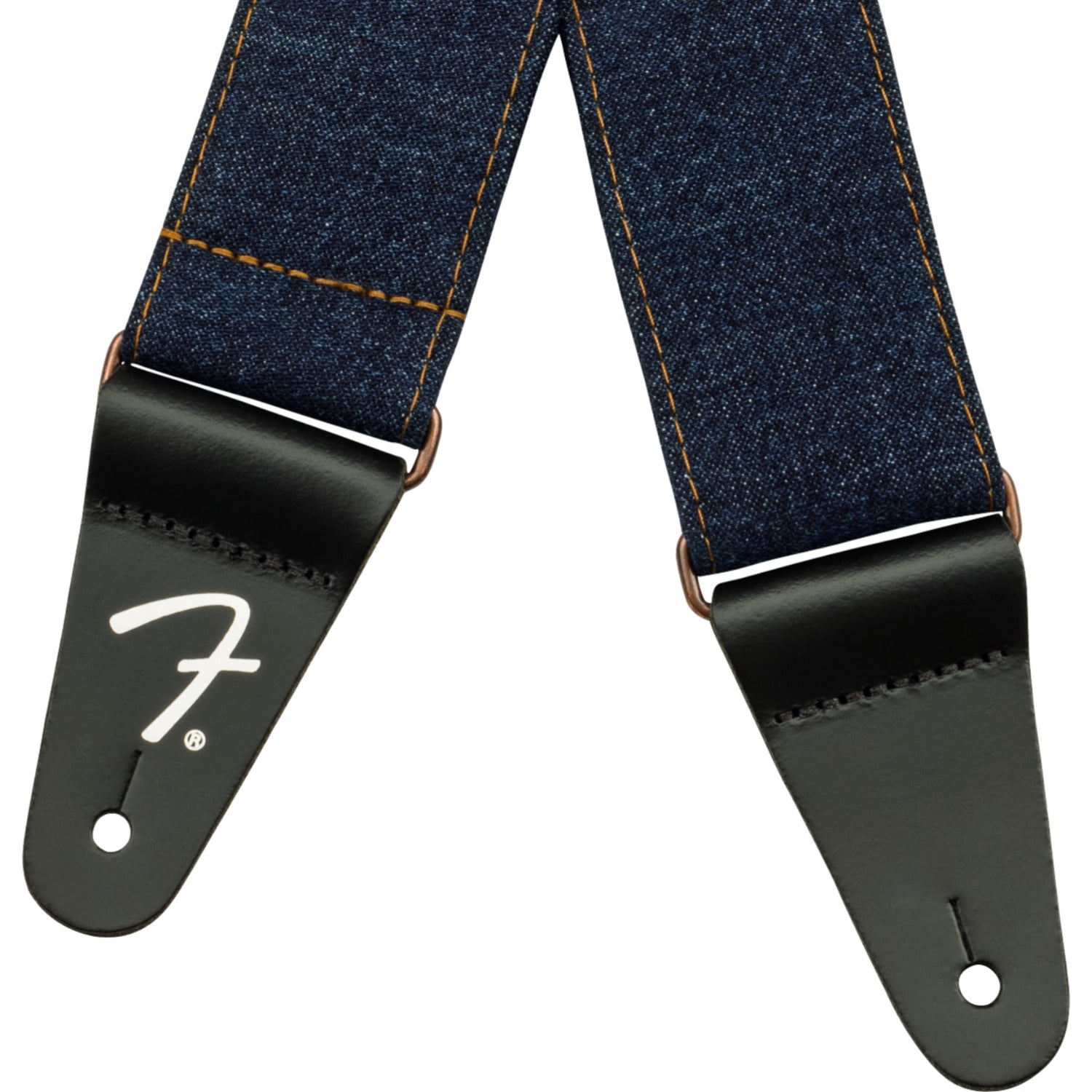 Fender Guitar Straps Dark Indigo Fender Wrangler Denim Guitar Strap