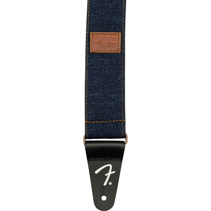 Fender Guitar Straps Dark Indigo Fender Wrangler Denim Guitar Strap