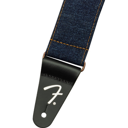 Fender Guitar Straps Dark Indigo Fender Wrangler Denim Guitar Strap