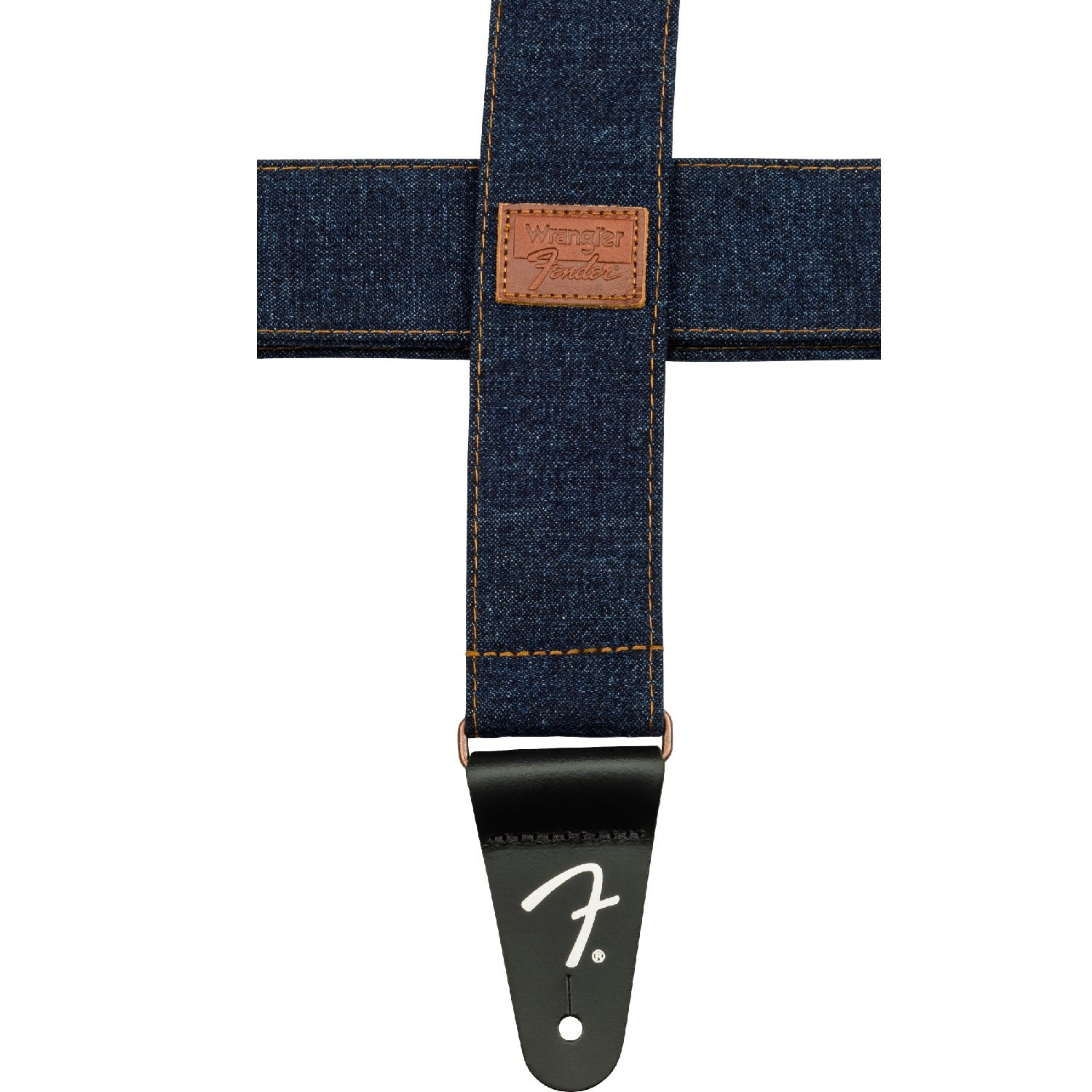 Fender Guitar Straps Dark Indigo Fender Wrangler Denim Guitar Strap