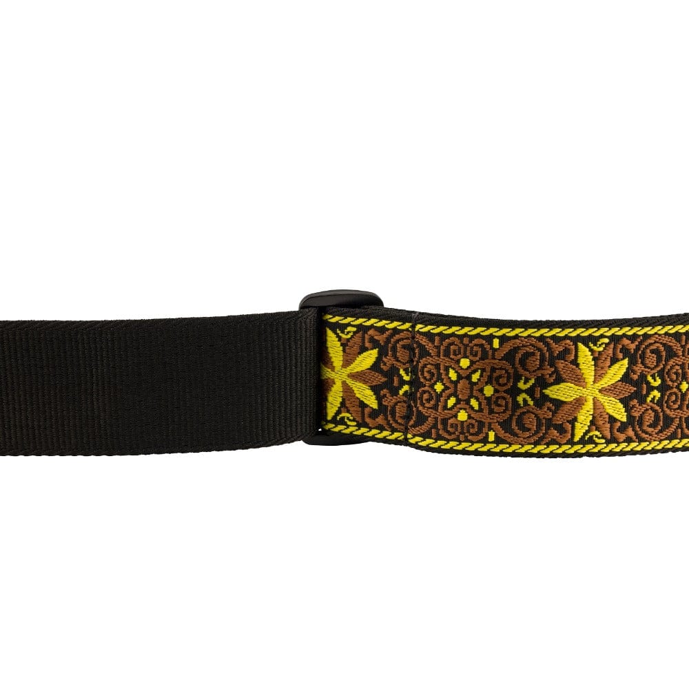 fender guitar straps fender 2" pasadena woven guitar strap    #color_yellow-wallflower