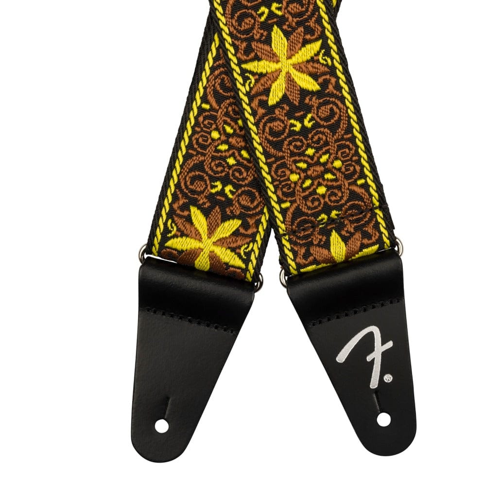 fender guitar straps fender 2" pasadena woven guitar strap    #color_yellow-wallflower
