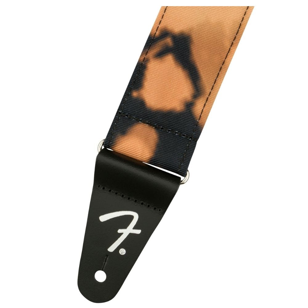 fender guitar straps fender tie dye acid wash electric guitar straps   #color_black